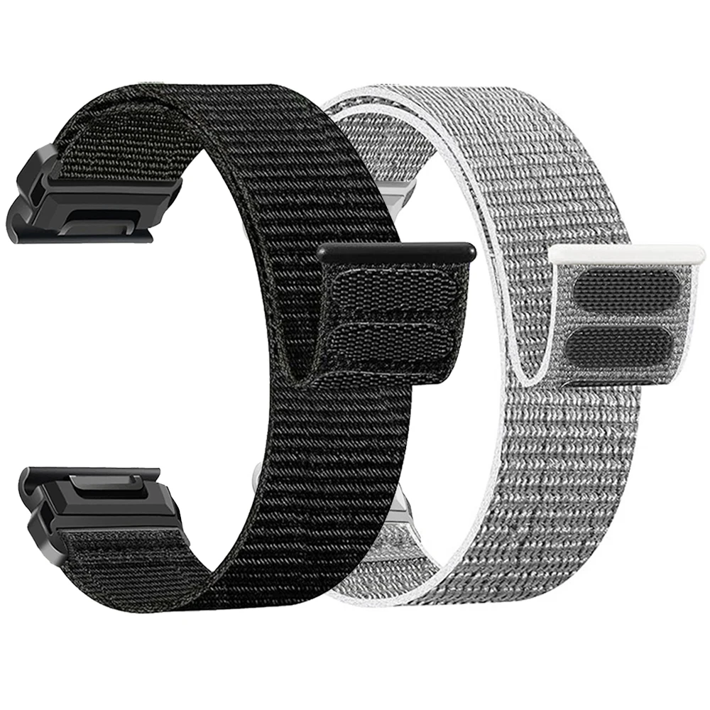 Sports Nylon QuickFit Watch Band, 26mm & 22mm Adjustable Strap