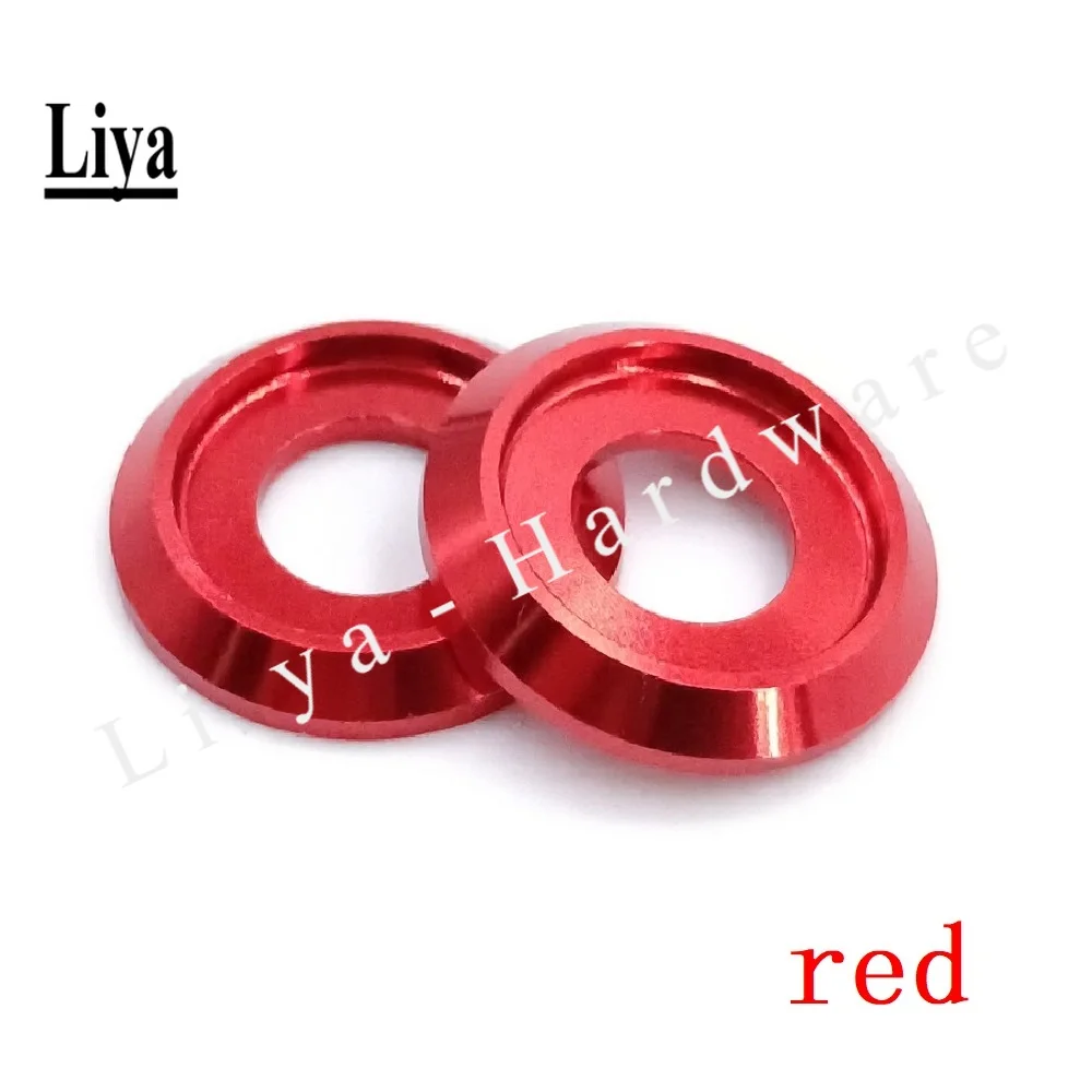 10pcs Aluminum Cup Head Washers for Button Head ISO7380 Screw
