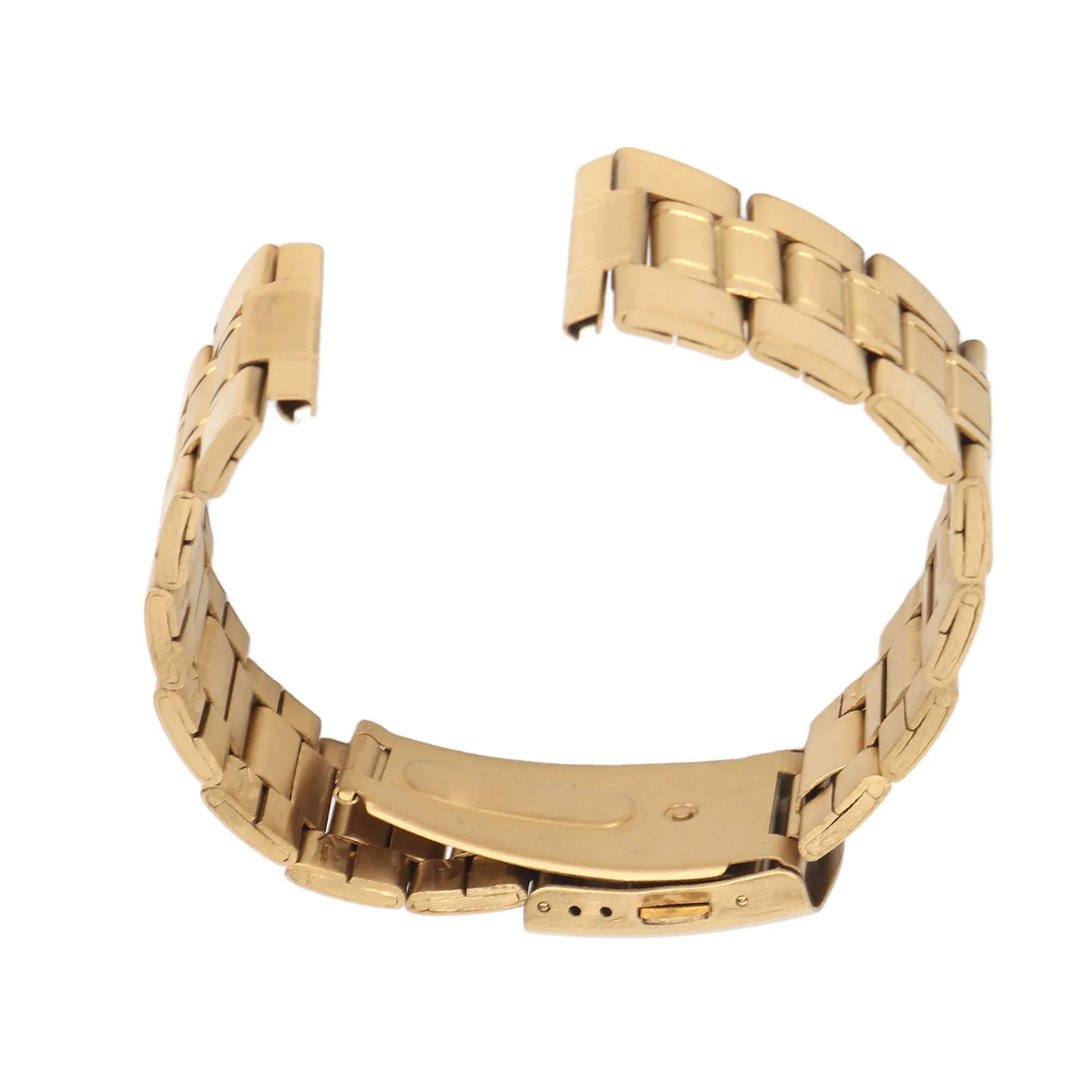 Stainless Steel Double Lock Buckle Watch Strap Bracelet
