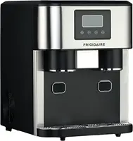 EFIC245-SS 3-in-1 Countertop Crushed Style Ice Crusher and Cube Maker, Makes 33 Pounds in 24 Hours, 2 Sizes, with Water Dispense 1