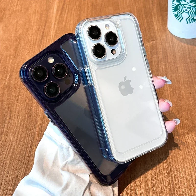 รูปสินค้า เคสกันกระแทกซิลิโคนใส ปกป้อง iPhone 15/16/17 และรุ่นอื่นๆ