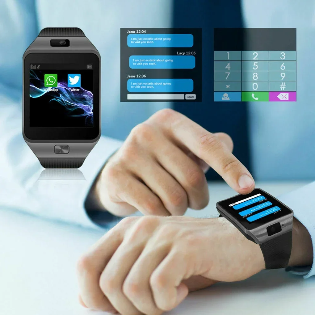 �������� ����Ʈ �ð� DZ09 ��ȭ ī�޶� ���� TF ī�� SmartWatch ��ȭ ��ȭ �ð� ����Ʈ �� ���� ���� Smartwatch