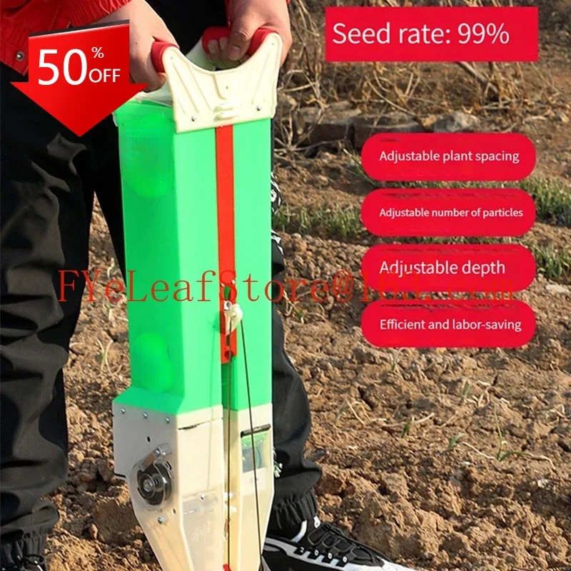

Multi-functional Corn Bean Peanut Vegetable Seed Sowing Machine Agricultural Farming Hand Tools Seed Drill