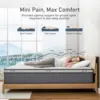 Queen Hybrid Innerspring Mattresses 10 Inch Plush Mattress Foam Spring Mattress Queen Size Mattress Bed in a Box  with Pressure 5