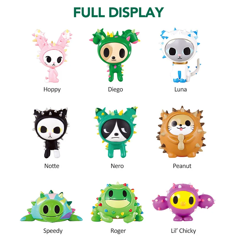 Details about   Tokidoki Cactus Pet Blind Box Mini Collectible Figures M2 Lil’ Chicky 