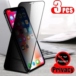 3 - Pack Anti - Spy Privacy Glass Screen Protectors, Black - 3PCS Privacy Glass (For iPhone 17Pro Max)