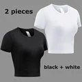 BlackWhite CropTee