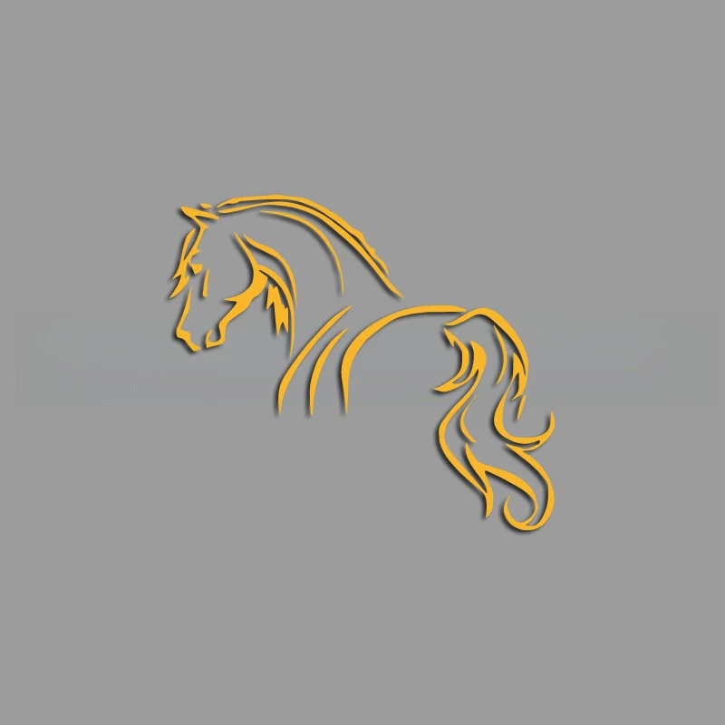 Unruly Horse Comic Stickers: High-Quality Decals for Cars, Trucks, Motorcycles, and Laptops