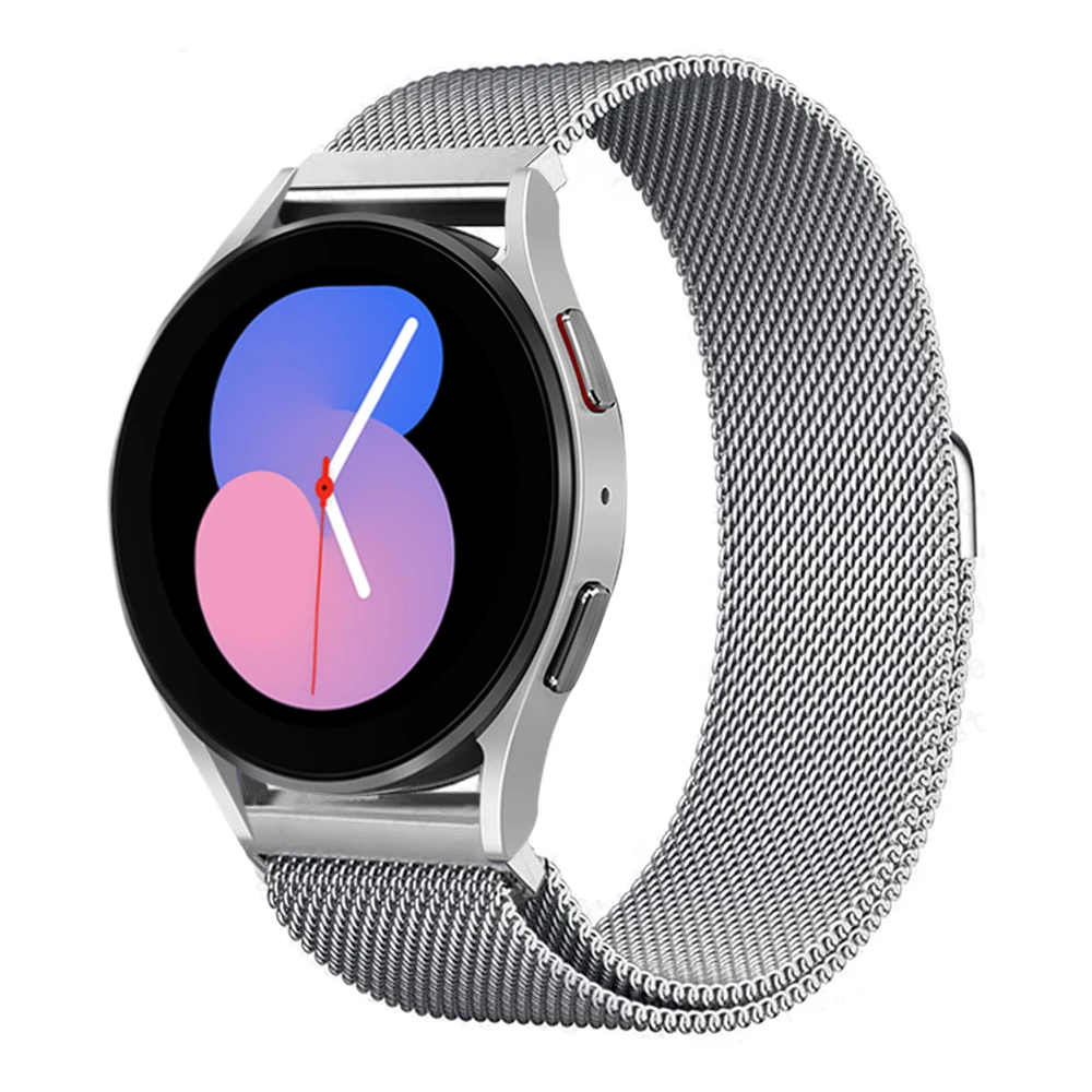 Premium Metal Milanese Magnetic Loop Strap - Elegant Replacement Bracelet