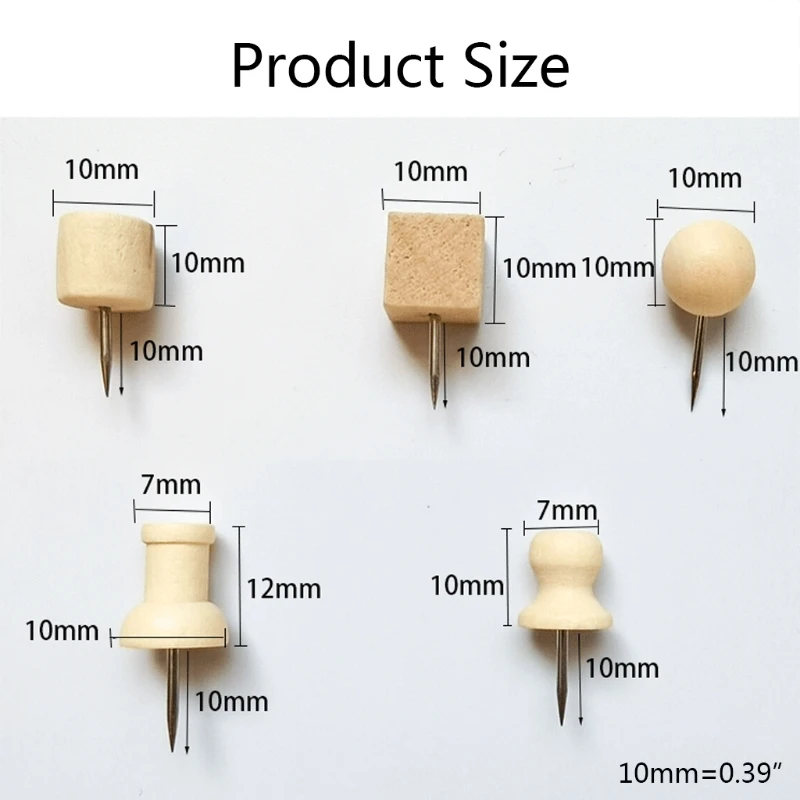 Decorative Thumb Tack 30pcs For Cork Board Home DIY Decoration