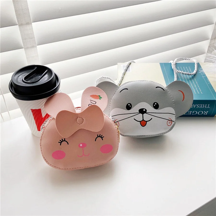 

Children's cartoon mini bag 2022 new little girl shoulder bag cute coin purse boy girl baby messenger bag Wallet Kids Coin Purse
