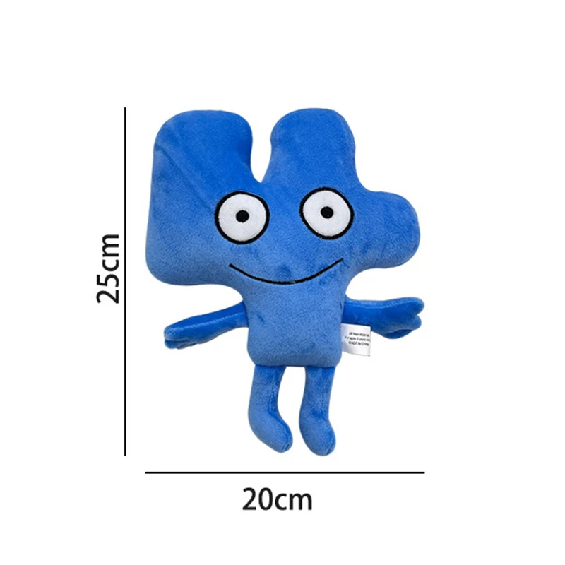 Plush Toy Plush Doll Bfdi Four Game Battle for Dream Island Cosplay Kids Gift Featuring Number Flower Woody Coiny Firey Lollipop