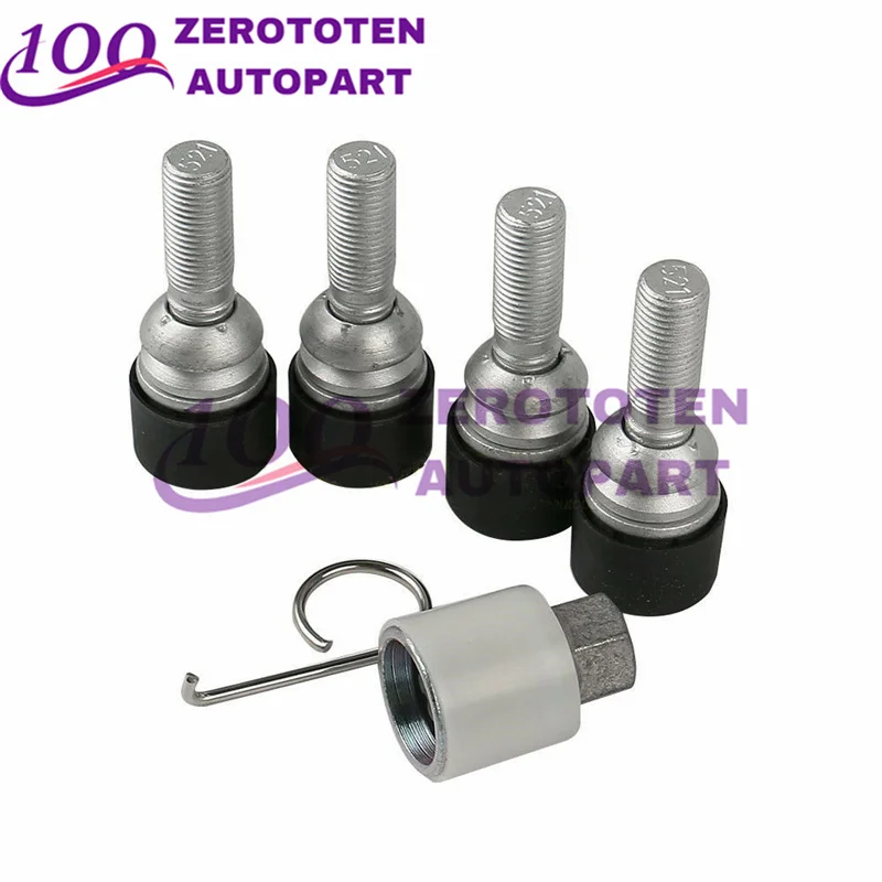 5XNewWheelLockLugBoltsNutKitforVWTouareg200420167L0698137E