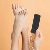 2 Pieces Foot File Callus Remover Heel Grater Wooden Handle Foot Scrubber Pedicure File Foot Filer Foot Scraper 2