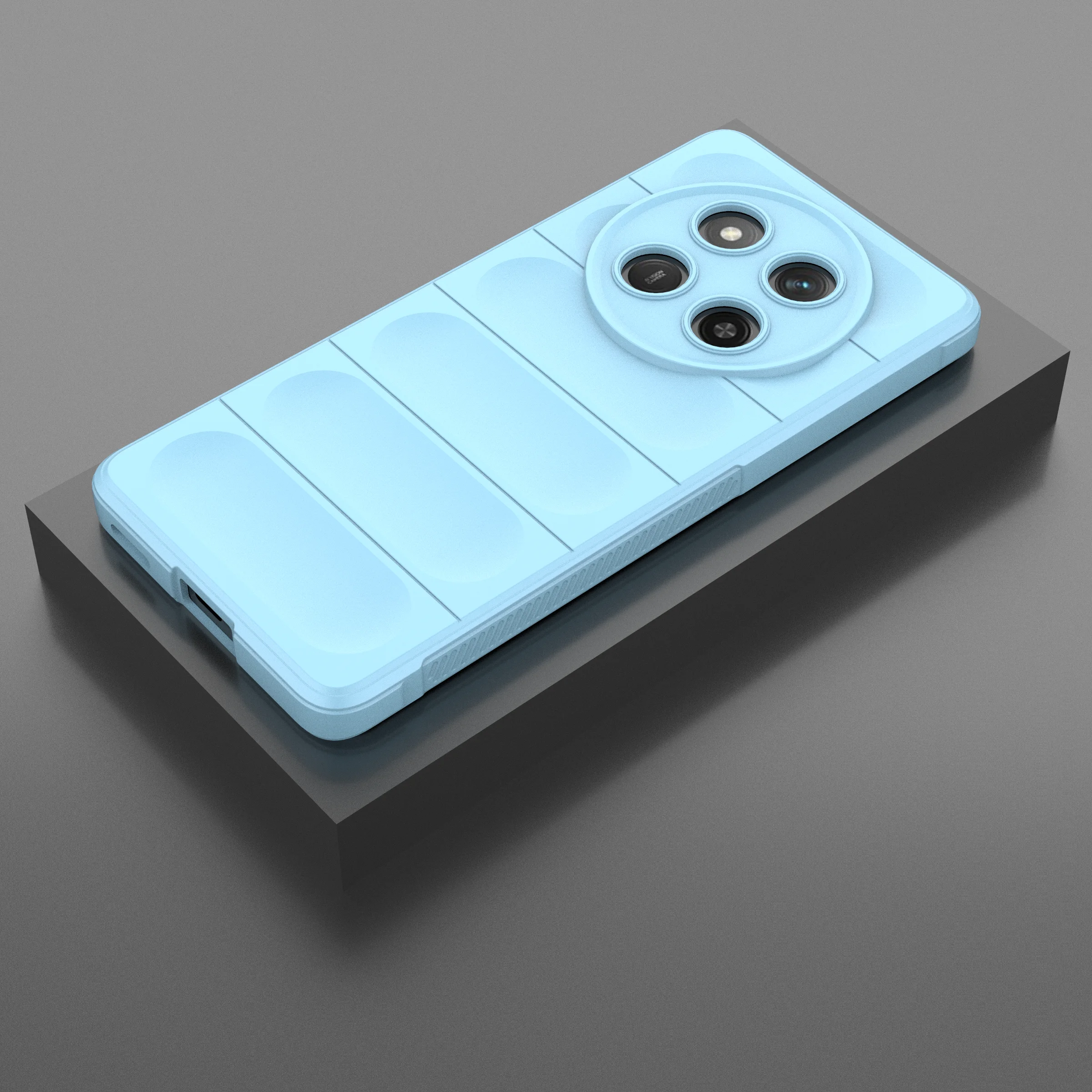 Enhanced Shockproof Silicone Phone Case with Lens Protection -