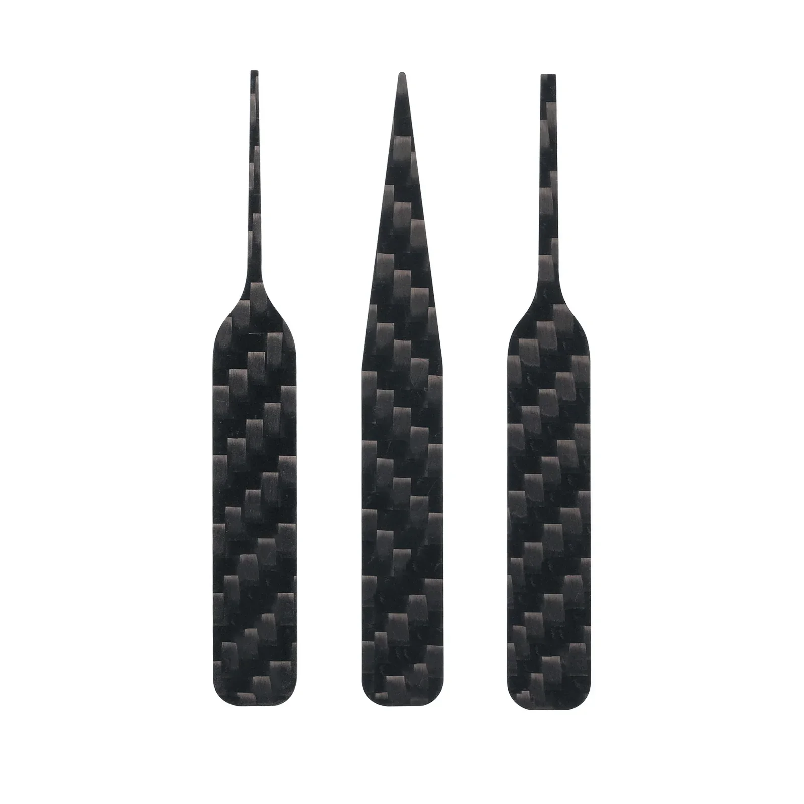 DSPIAE CFB-S01 CFB-S02 CFB-S03 Lrregular Carbon Fiber Sanding Stick Black 3Pcs/set Abrasive Tools 3