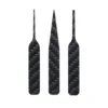 DSPIAE CFB-S01 CFB-S02 CFB-S03 Lrregular Carbon Fiber Sanding Stick Black 3Pcs/set Abrasive Tools 3