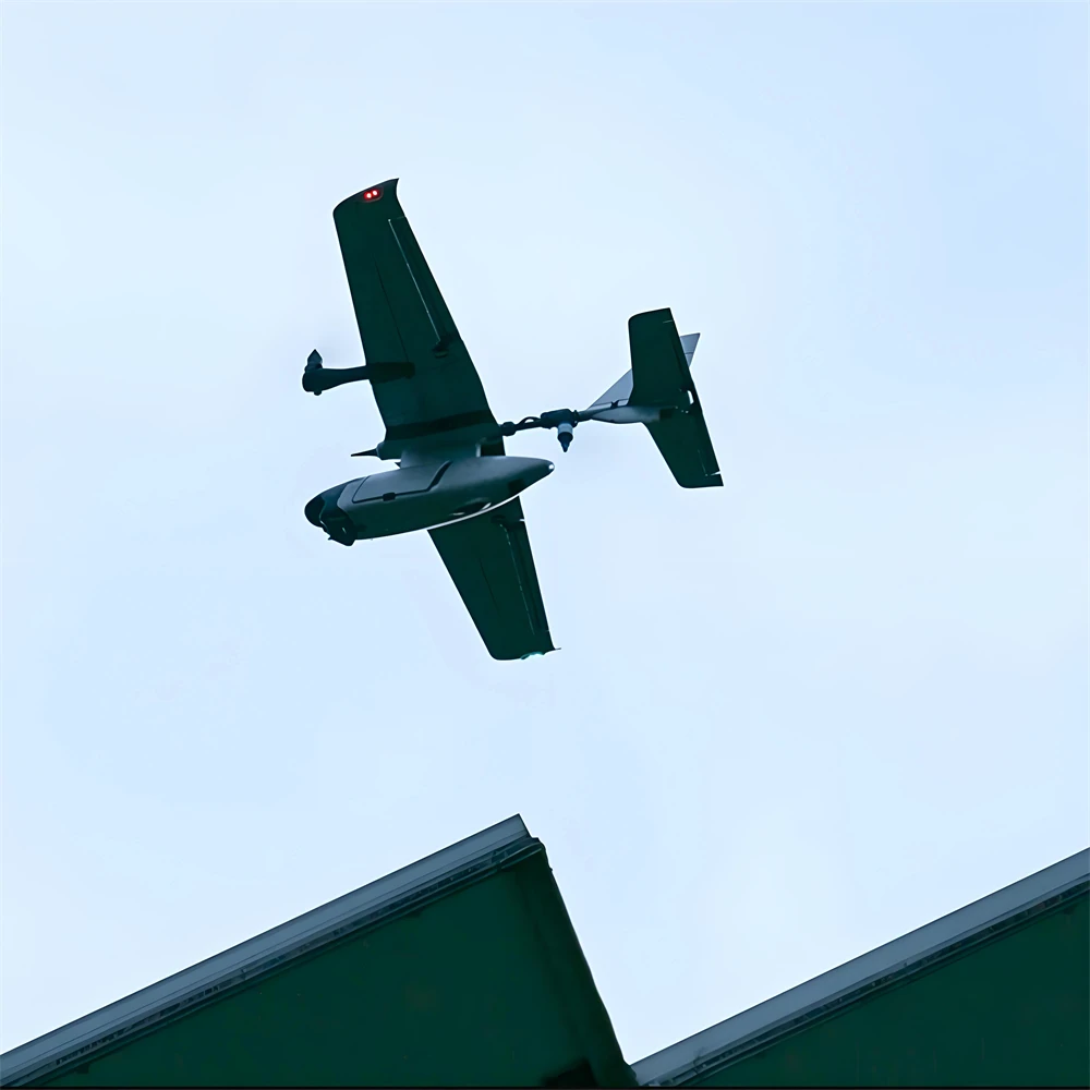 HaoHan FireF1y VTOL Vertical Takeoff and Landing Modular Multi-Mount FPV Patrol Drone Fixed-Wing FPV UAV RC Airplane PNP/Semi