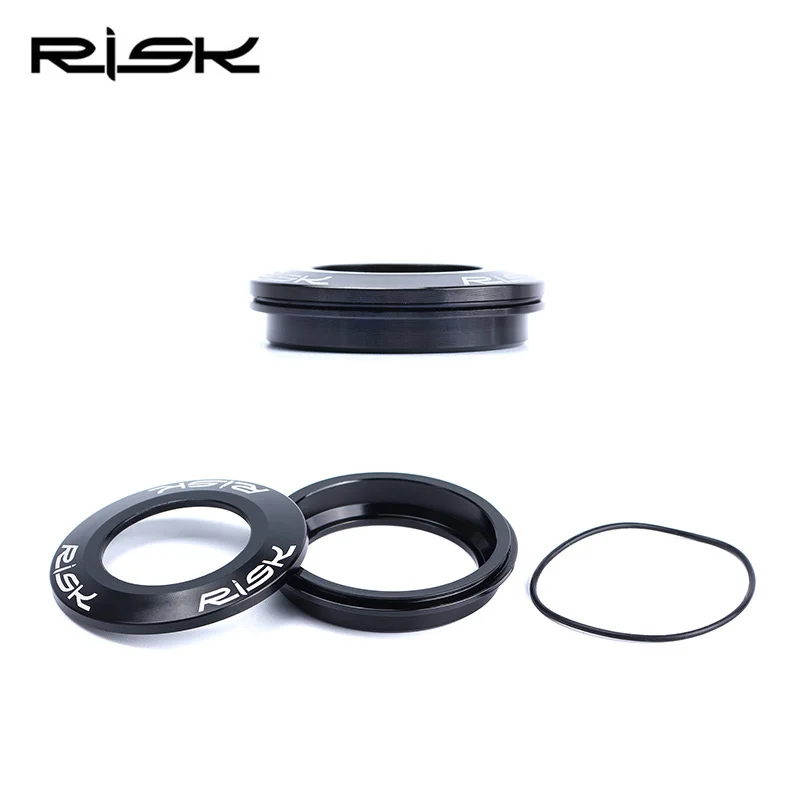 RISK Bicycle Bike Headset For 34/41/41.8/44/49.7/50.6/55/56mm Headtube  28.6mm 1 1/8 Straight or 1.25-1.5 1 1/4-1/2 Tapered Fork