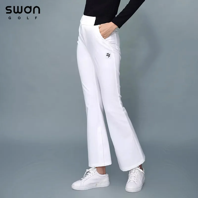 SG Golf Pants Women Autumn Winter Thick High Waist Trousers Korean Sports Slim Warm Long Pants Ladies Golf Clothing