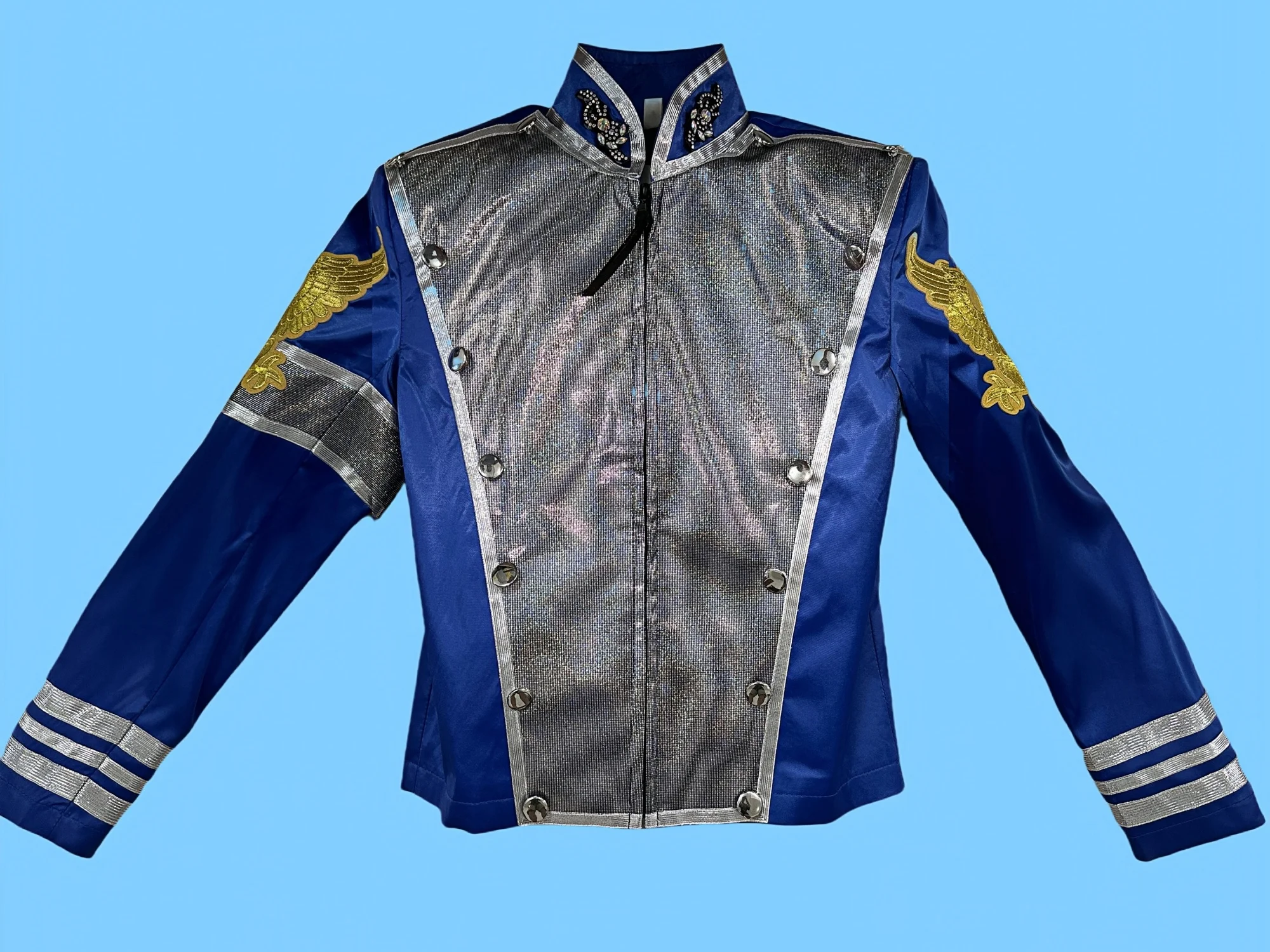 Michael Jackson Bule Jacket Blood On The Dance Floor for