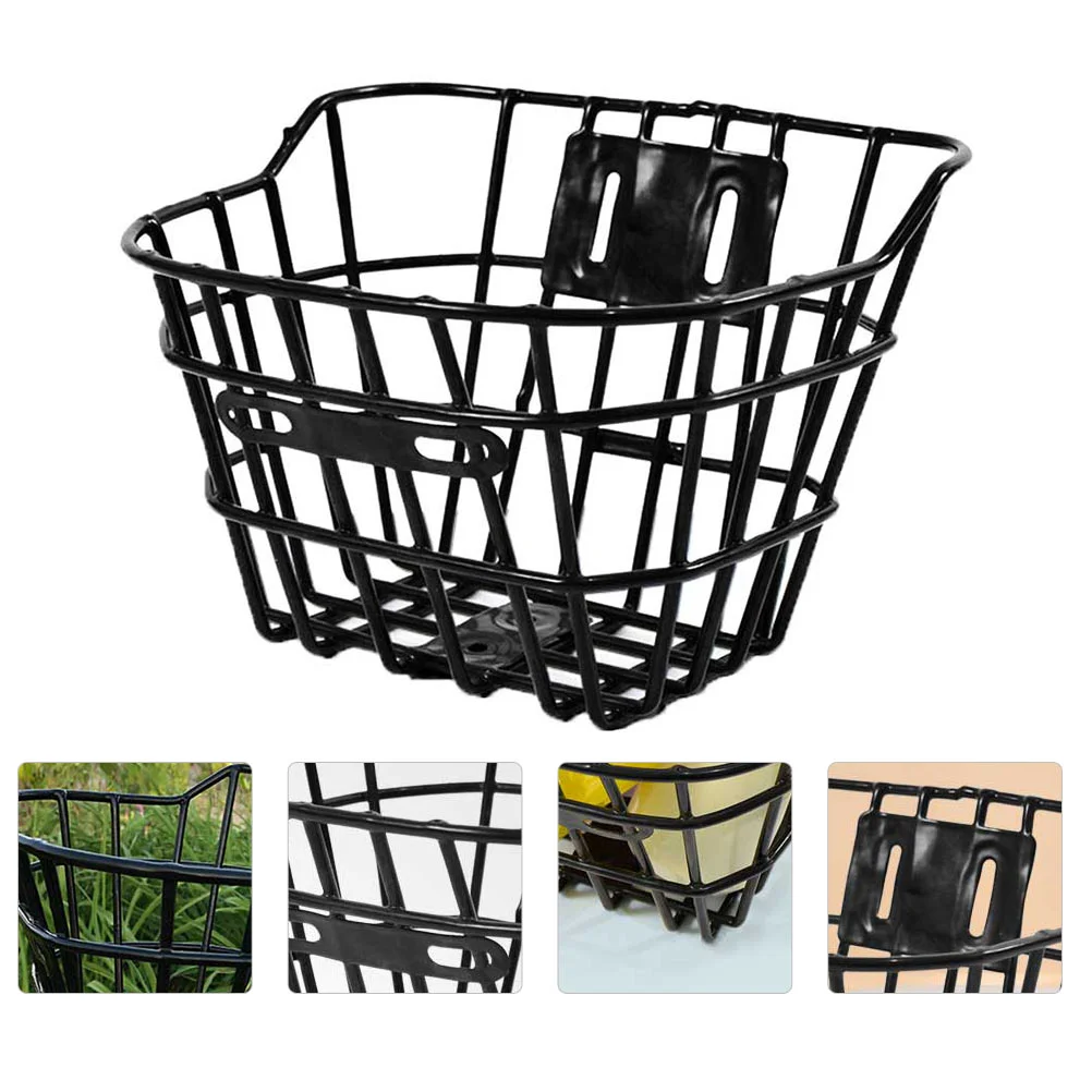 

Basket Bike Rear Front Container Hanging Storage Metal Kids Net Accessories Bikes Childrens Baskets Collapsible