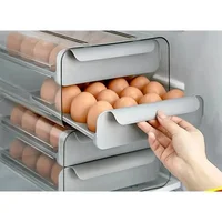 Egg storage box Drawer refrigerator special household food grade double sealed fresh kitchen large capacity 1