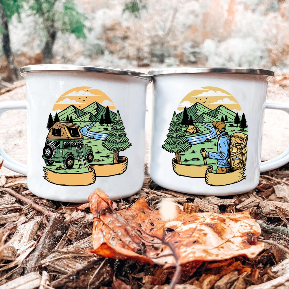 I'm A Leocorn Retro Enamel Mug Cup - Funny Leopard Unicorn Animal