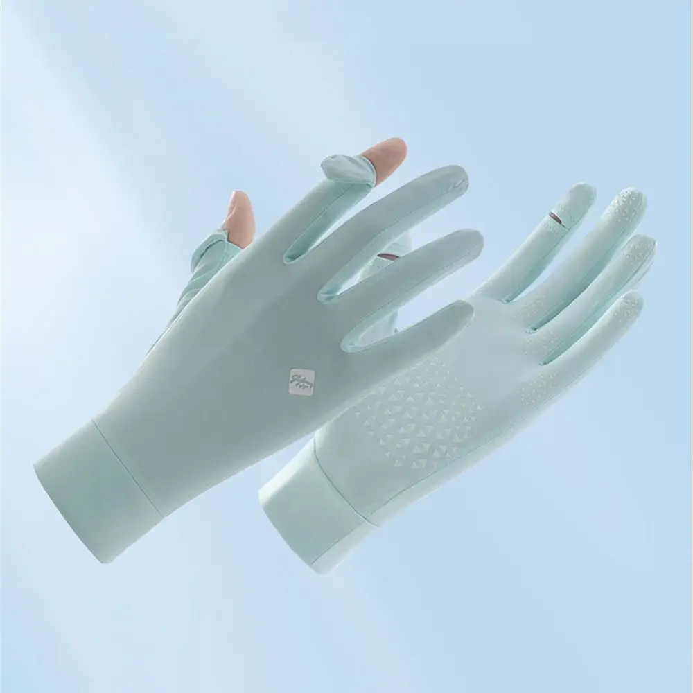 

Long Sunscreen Gloves Fashion Elastic Ice Silk Cycling Driving Gloves Thin Touch Screen Sun Protection Gloves Running Sports