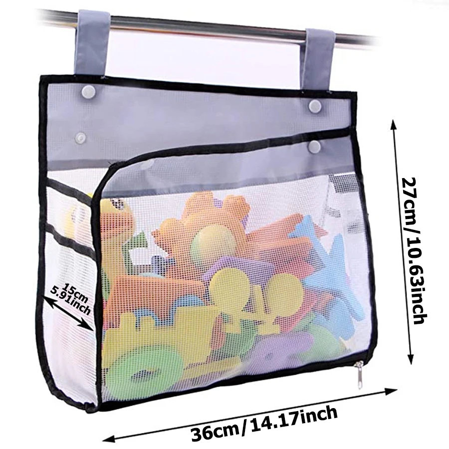 3 Colors Available Bathroom Toys Storage Bag Multifunctional Toy Storage Hanging Bag Bathroom Hanging Organizers storage bag