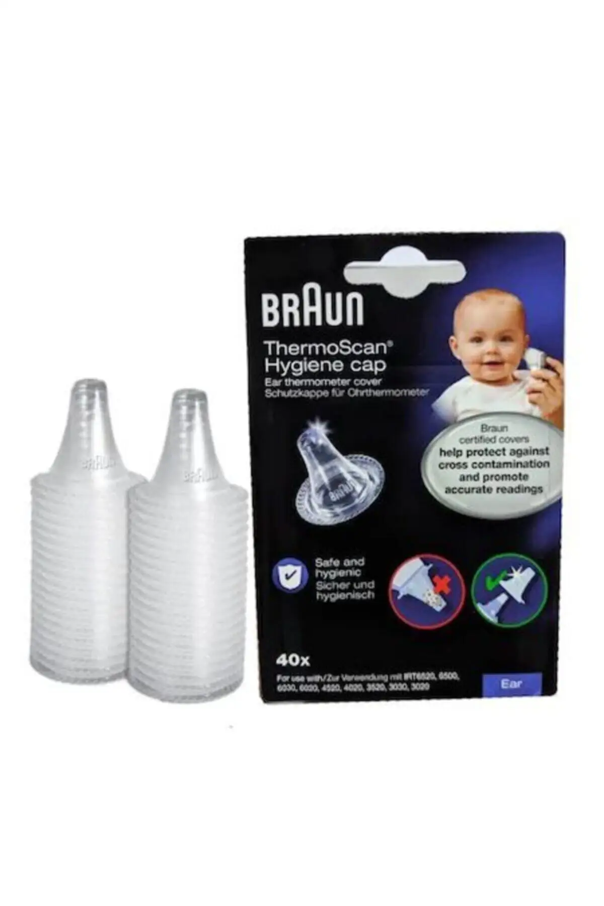 Il Filtro Di Ricambio Lf40 Può Essere Utilizzato Con La Febbre Del Filtro Auricolare Sostitutivo Braun Thermoscan Xyz-18599.