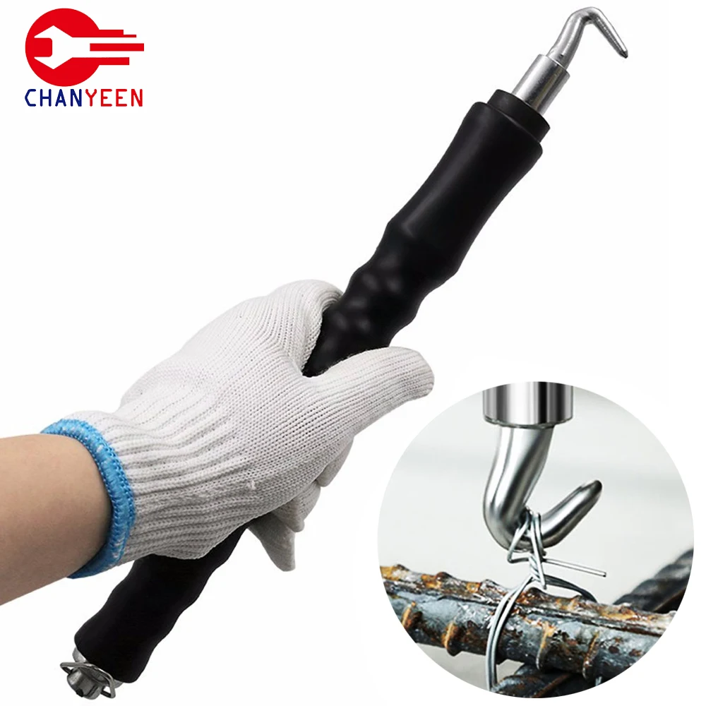 Semi-Automatic Rebar Tie Wire Twister Concrete Metal Wire Twisting Fence Pull Tie Reinforced Curved Straight Hook Hand Tools Semi-Automatic Rebar Tie Wire Twister Concrete Metal Wire Twisting Fence Pull Tie Reinforced Curved Straight Hook Hand Tools
