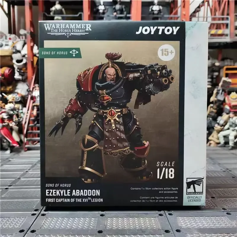 JOYTOY 1/18 Warhammer 40k - Ezekyle Abaddon, Primo Capitano Dei Sons Of Horus - Action Figure 15 Cm - 3