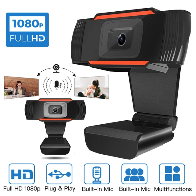 Mini Webcam 1080P 60Fps Full HD USB Web Camera With Microphone For PC  Computer Desktop Gamer Webcast Video Call Conference Work - AliExpress
