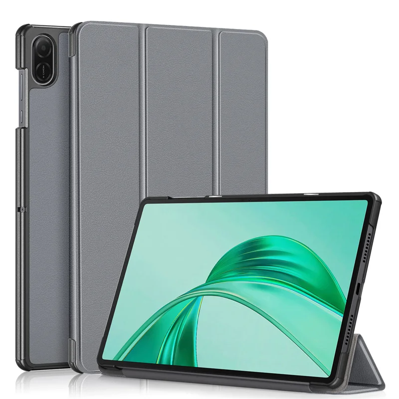 Elegant Trifold Magnetic Leather Tablet Case - Stand Hard Cover