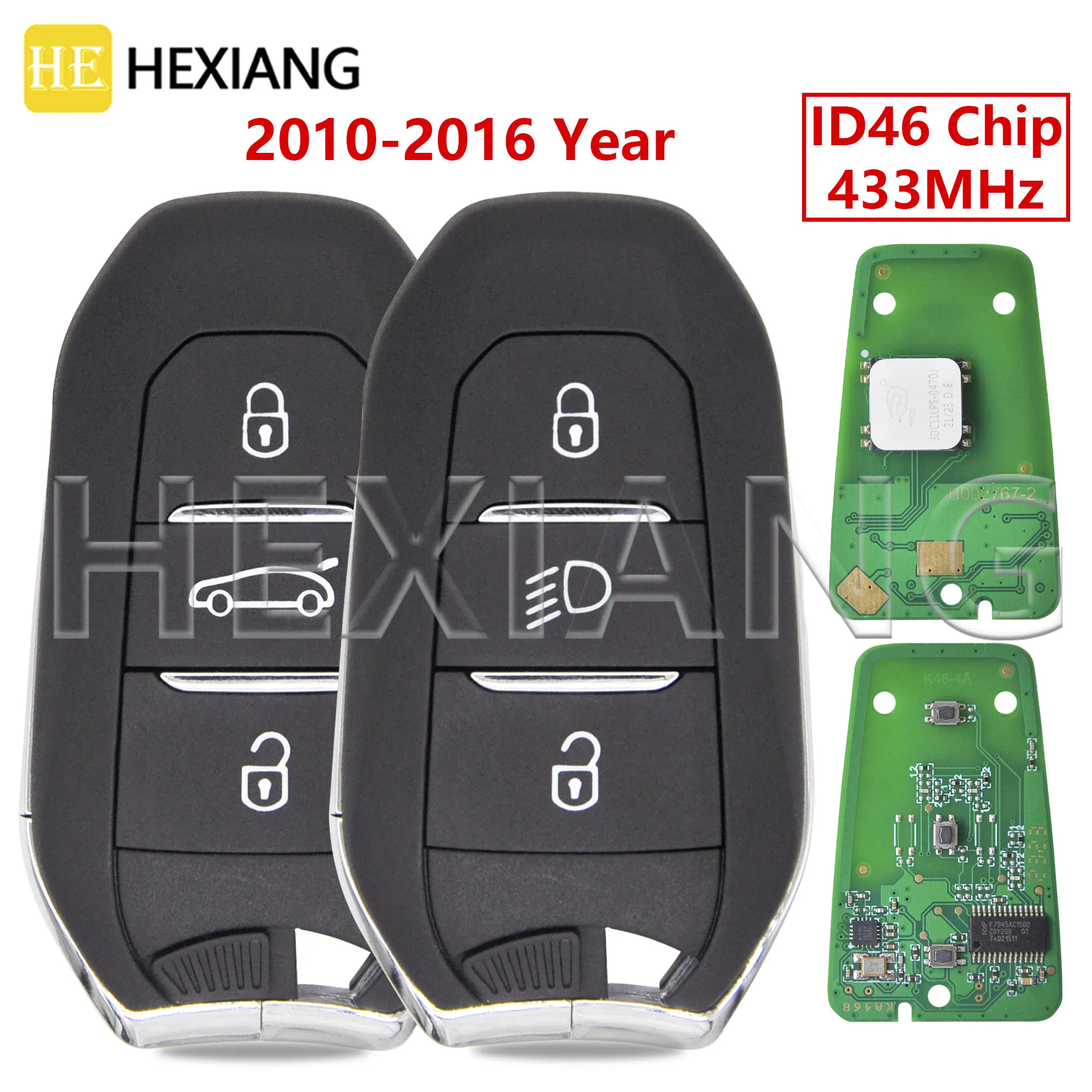 HE-ID46-433MHz-HU83-VA2-Keyless-Go-Car-Remote-Key-96742552ZD-For ...