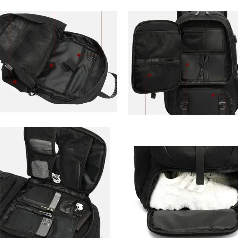 Waterproof Business Laptop Backpack with USB Port for Men