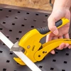 Deli PVC Pipe Cutter 42mm Pipe Cutter Ratchet Cuts Plastic Tube hear Scissors Hot Melt Water Pipe Cutting Tools Hand Tools 1