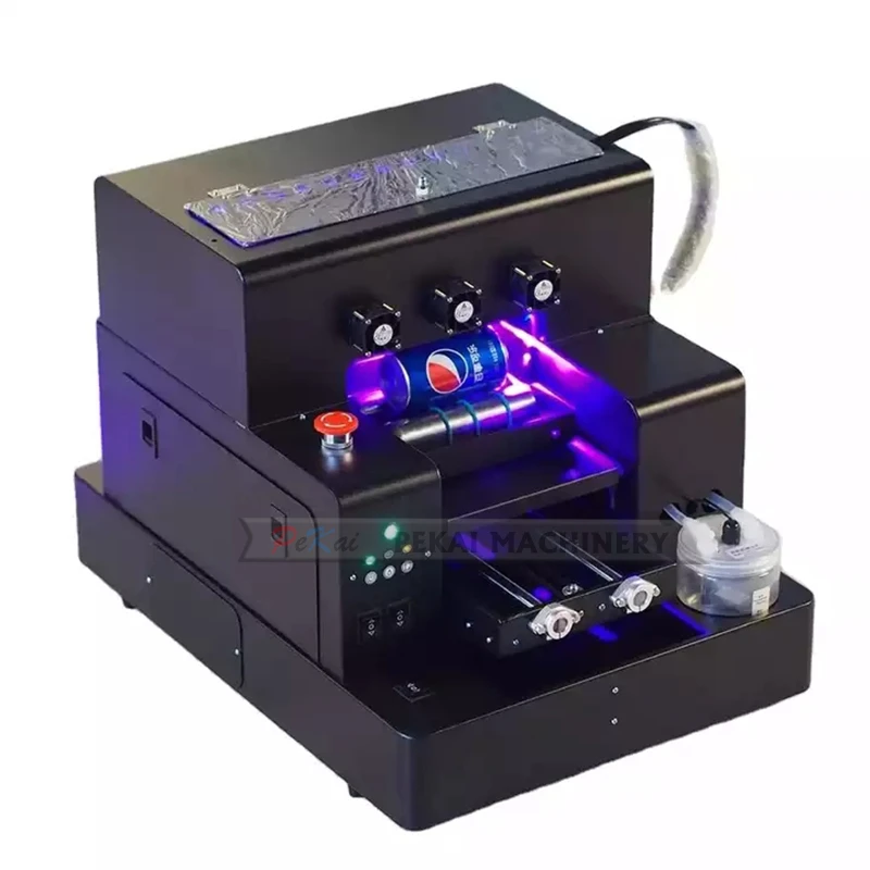 Uv Printer A4 Uv Led Flatbed Bottle Printer For Phone Case Cylinder