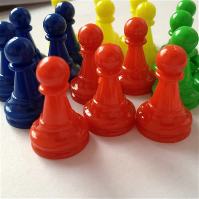 32 pacote acessórios de xadrez peões peças de xadrez jogo de xadrez  conjunto brinquedo peças de substituição para crianças acessórios de xadrez  peões - AliExpress