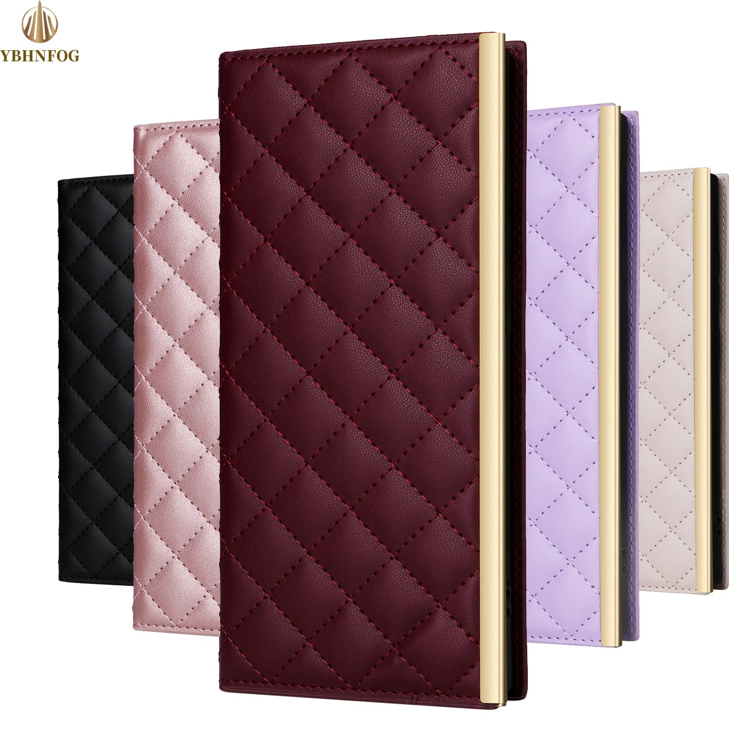 Phone Case Leather Phone Case Phone Protector Cover Magnetic Case Leather Phone Case Protect Cover For Samsung Galaxy S9 S10E S20 S21 FE S22 Plus S23 S24 Ultra Magnetic Stand Flip Wallet Case