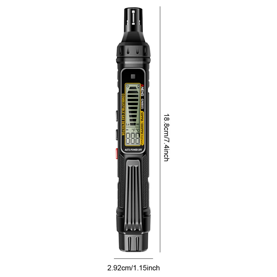 Gas Leak Detector with Alarm and Adjustable Sensitivity