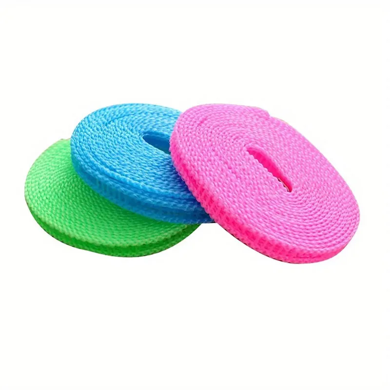 Clothing Drying Rope Outdoor Nylon Non-Slip Laundry Line 5/10 Meter Long Windproof