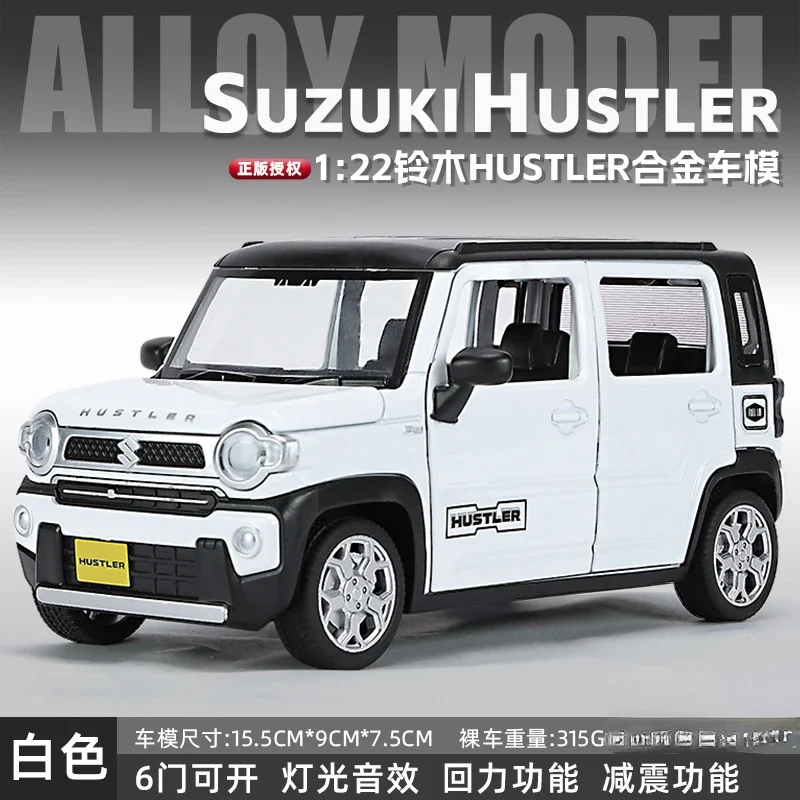 1:22 Suzuki Hustler Toy Car Diecast Miniature Model Sport