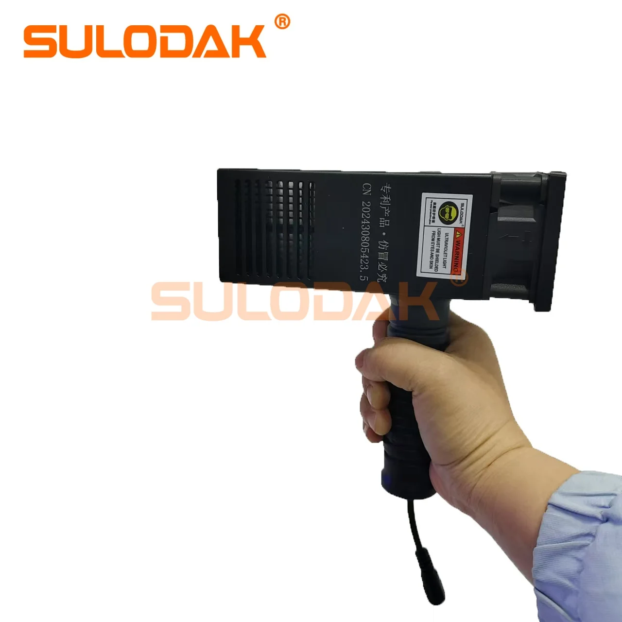Handheld UVLED Curing Lamp 40*40MM UV Glue UV Ink Sheet Metal Putty Uv Curing Lamp Automotive Repair Baking Paint