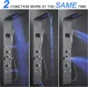 LED Lights Shower Panels Tower System 304 Stainless Steel Bathroom Shower Tower Column System Rainfall & Waterfall Shower Head 5