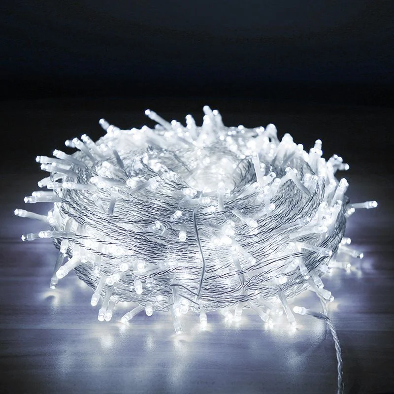 

LED Garland String Lights 10m With Extension Christmas Tree Wedding Decoration Fairy Light Indoor Outdoor 220V Lamp Waterproof