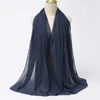 Foulard Hijab en mousseline de soie pour Femme, voile musulman ramadan ,hijab femme musulman,foulard musulmane pour femme, foulard mousseline en Jersey doux de haute qualité hijab islam voile femme musulman,70*180cm