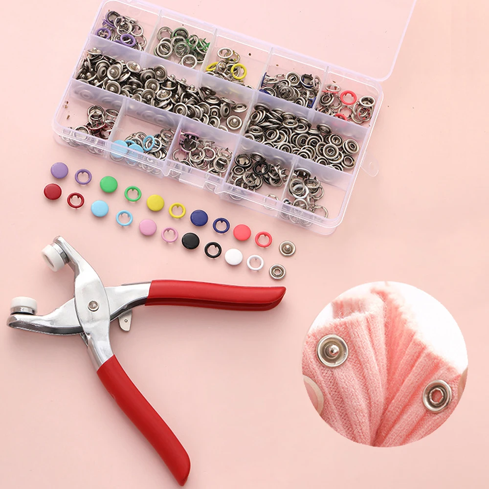 Snap Button Diy Craft Kit Metal Sewing Accessories Snap Button Pliers Set 1pc Aliexpress