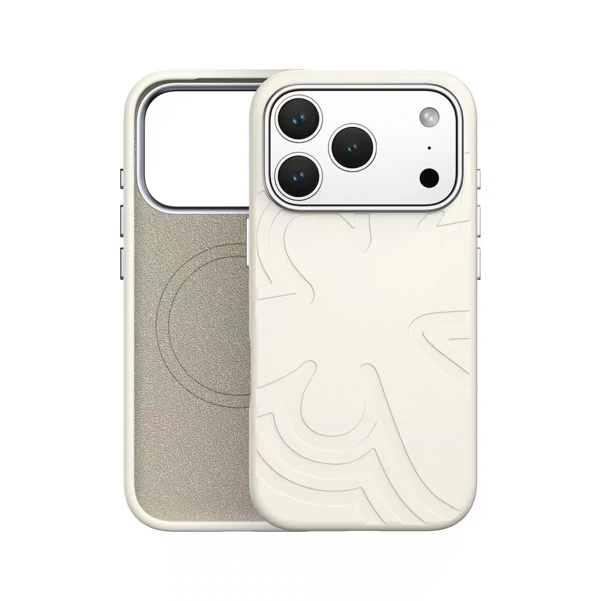 Magnetic Liquid Silicone Wireless Charging Matte Solid Color Phone Case